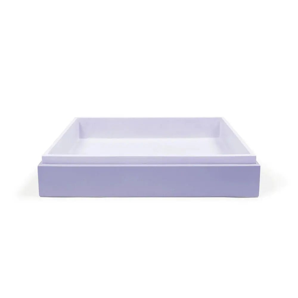 STEPP RECTANGLE BASIN - WALL HUNG - Hera BathwareLilac