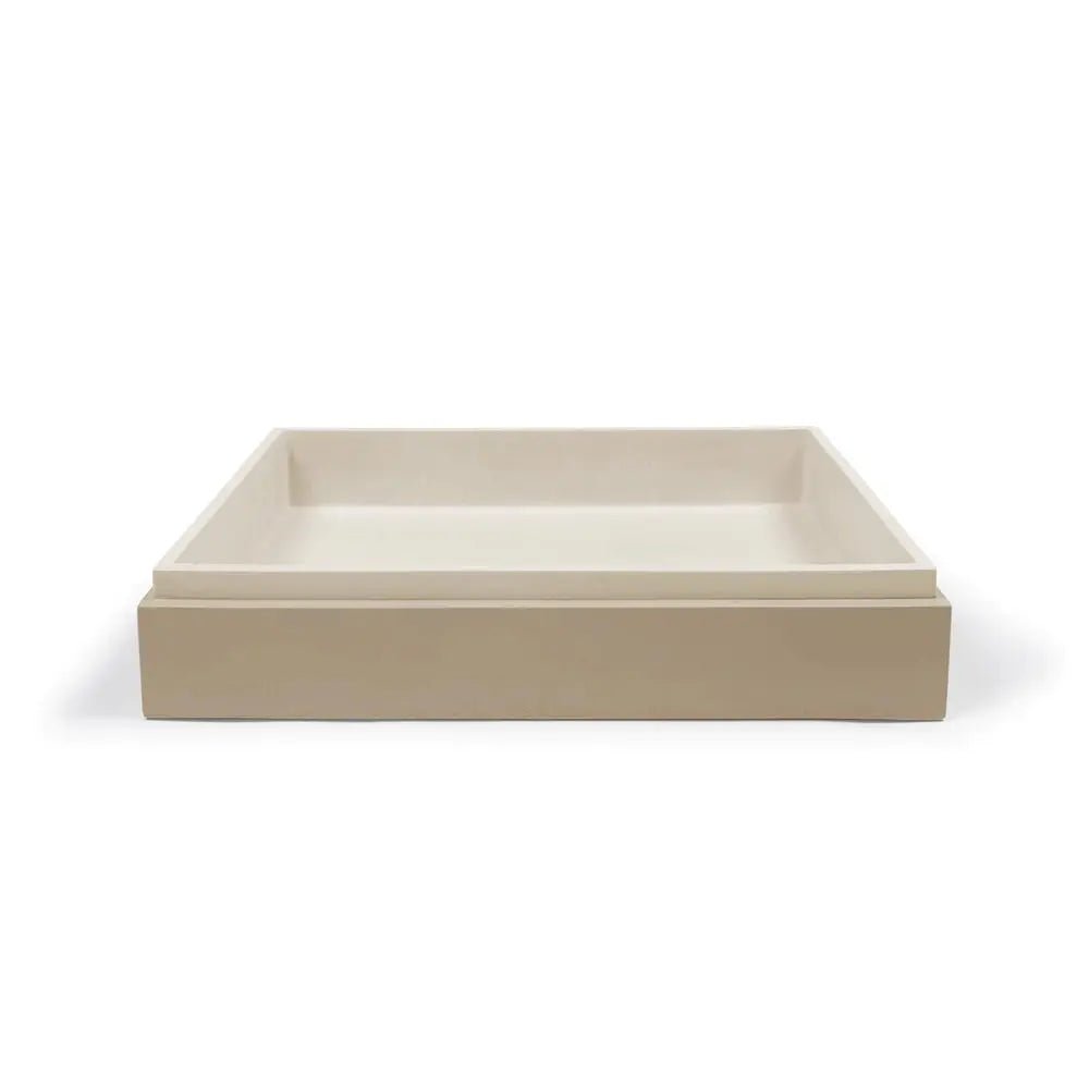 STEPP RECTANGLE BASIN - WALL HUNG - Hera BathwareSand