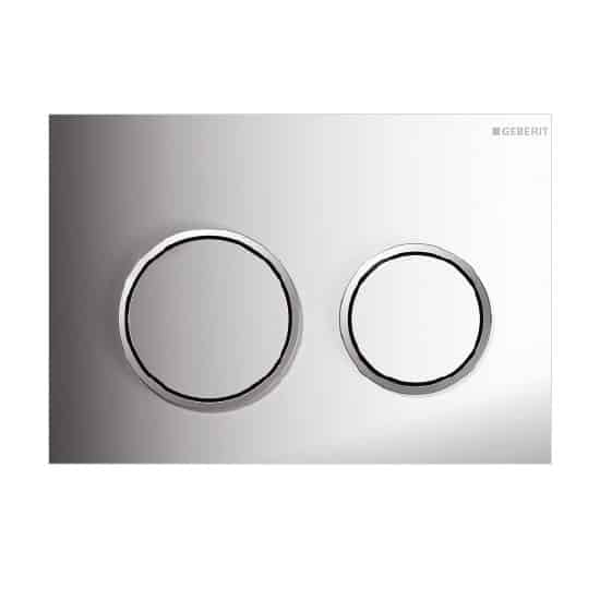 T1003D Floor Mount Rimless Pan with Geberit Cistern - Hera BathwareKappa 21 ChromeGloss White