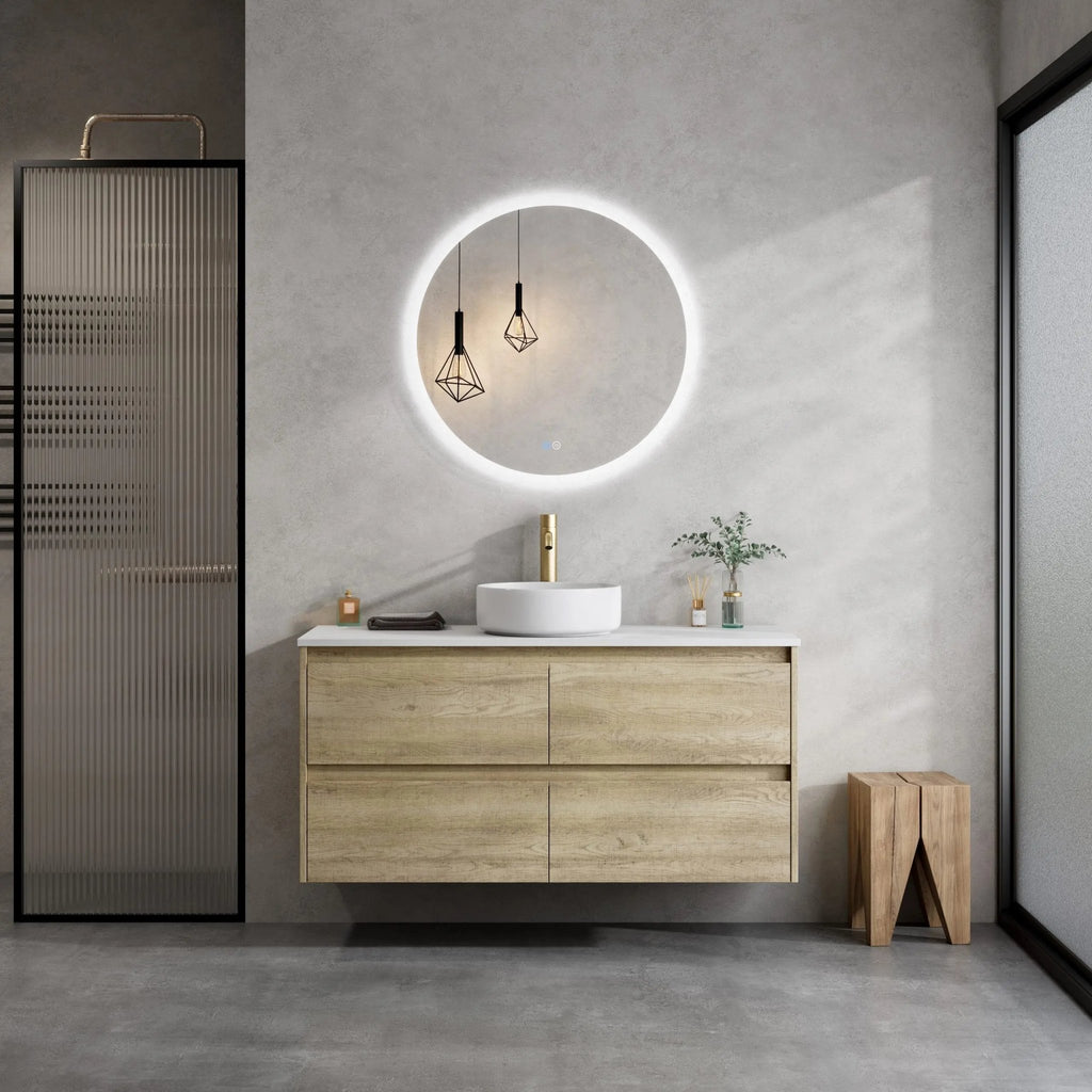 Venezia Timber Wall Hung Vanity 1200mm - Hera Bathware