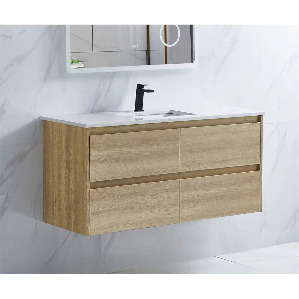 Venezia Timber Wall Hung Vanity 1200mm - Hera Bathware