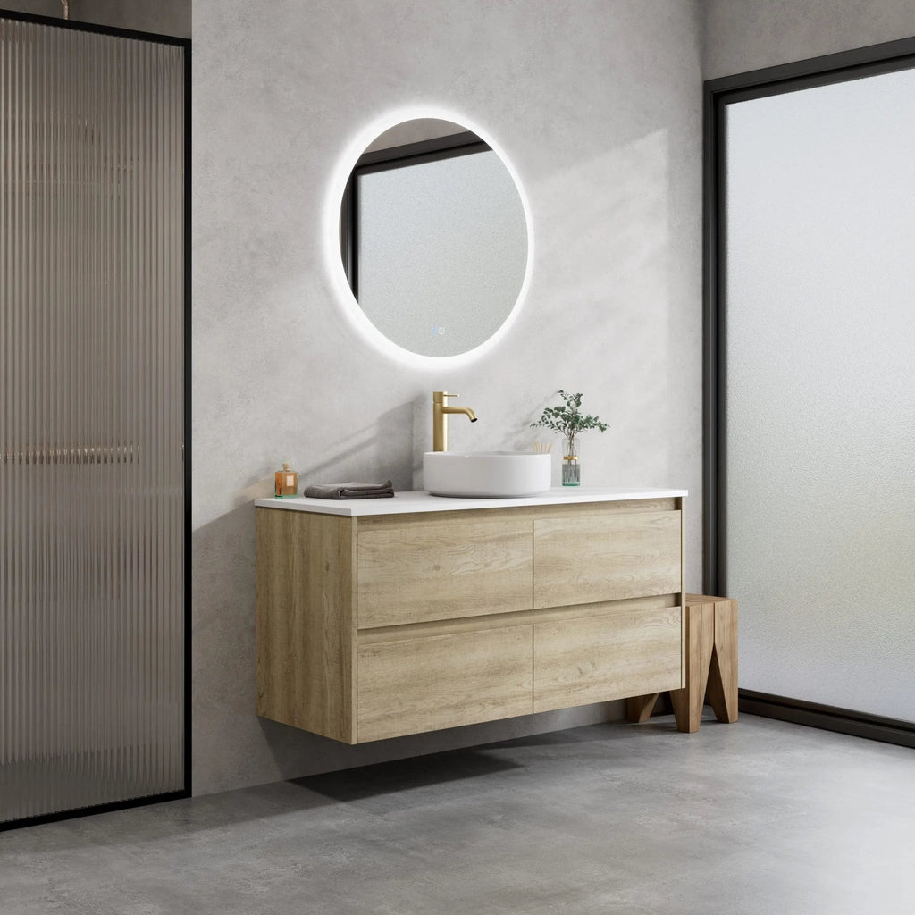 Venezia Timber Wall Hung Vanity 1200mm - Hera Bathware
