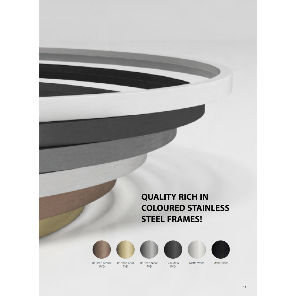 WINDSOR Frameless Sensor Round LED Mirror 700/900mm - Hera BathwareNo Frame700MM