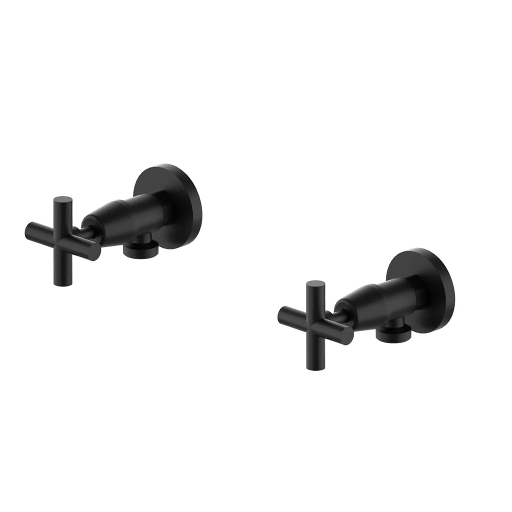 X PLUS Washing Machine Stops - Matte Black - Hera BathwareMatte Black